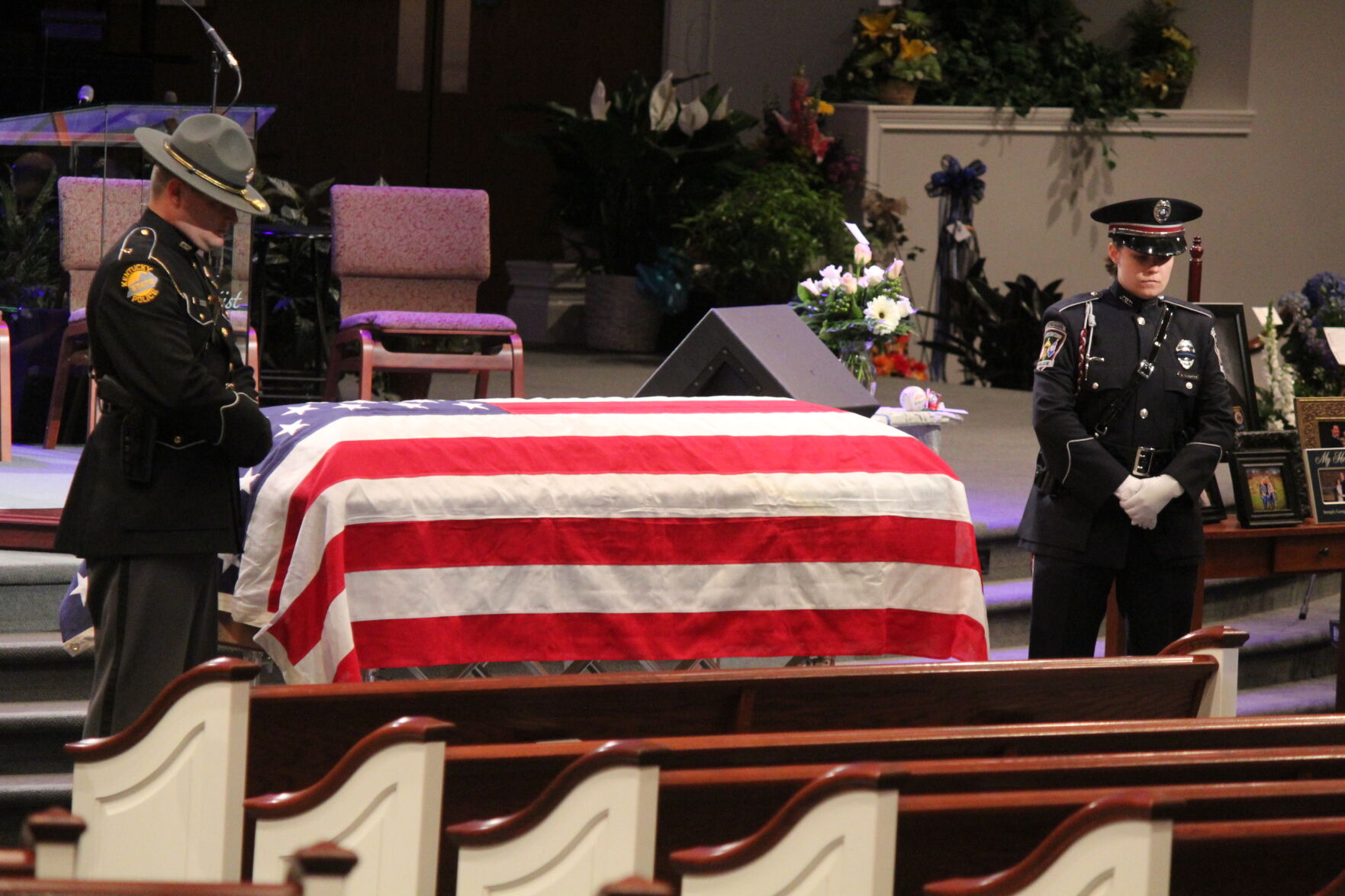 Funeral service and procession for Bardstown Police Ofc. Jason Ellis on May 30, 2013